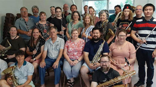 Toowoomba Concert Band group photo