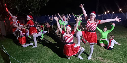 Everdance Studio performing at the Toowoomba Christmas Wonderland